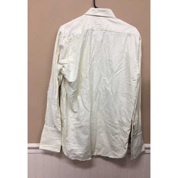 Austin Reed Mens Long Sleeve Yellow Shirt - Picture 2 of 6